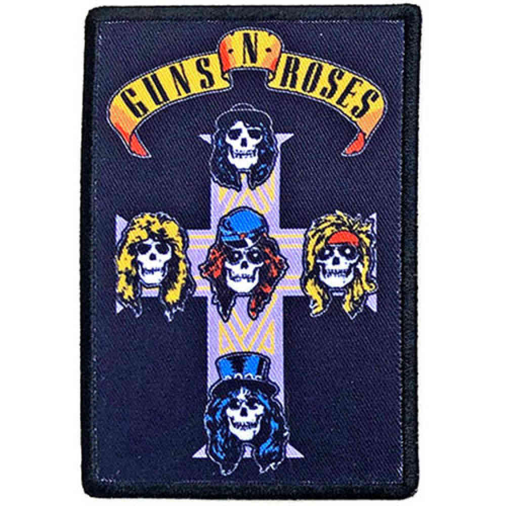 Guns N' Roses - Nightrain Cross Patch - Multicolours
